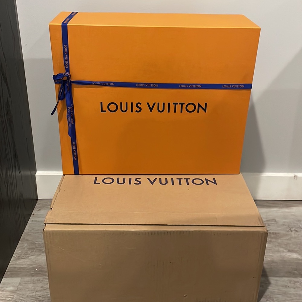 Louis Vuitton storage box and shipping box